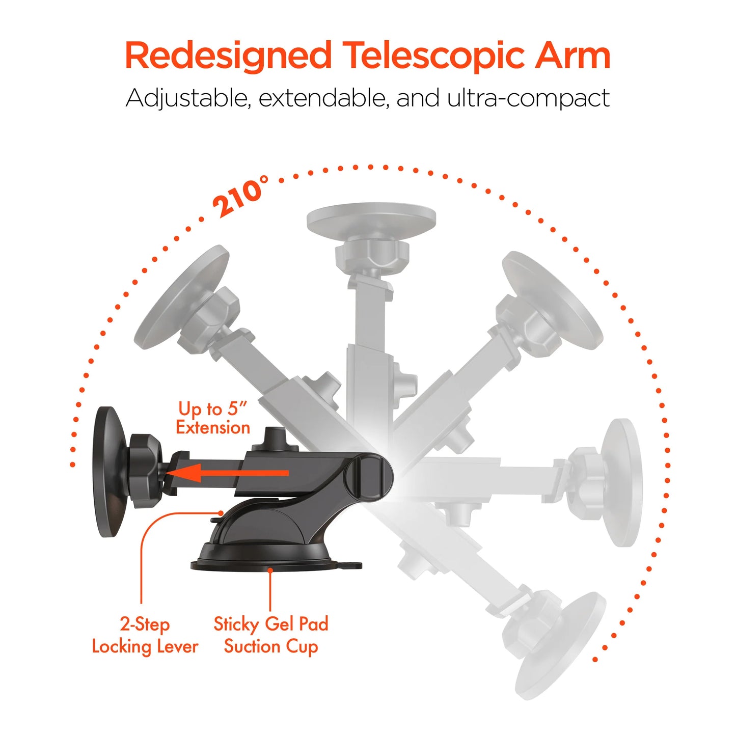 Hypergear Maggrip Magsafe Phone Mount Kit