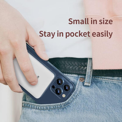 Magnetic Power Bank Battery, 5000Mah Wireless Portable Charger with USB-C Cable, Compatible with Magsafe, Iphone 16/15/14 Series, Samsung S24/S23/S22 and More Android